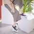 [GIRLS GOOB] Women's Lace Up Comfort Sneakers, Loafers Mules Canvas - Made in KOREA